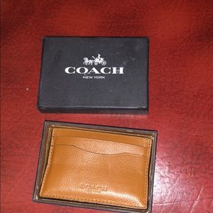 Coach men’s wallet/ ID and credit card